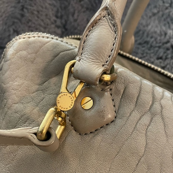 Authentic Marc by Marc Jacobs LARGE Leather Tote - Cream - Picture 5 of 8